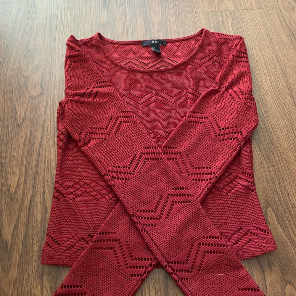 F21 Longsleeve Crop